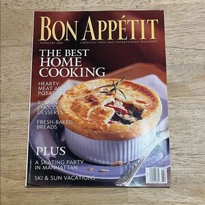 Bon Appetit Magazine The Best of Home Cooking February 2001